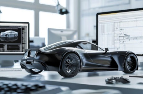 Automotive CAD Design Image for the Virtual Simutech